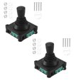 thumbnail image 3 of 2PCS AC 240V 5A 4NO 4NC Momentary 2.5mm Fixing Thread Joystick Switch, 3 of 5