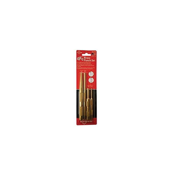 4 Pc Brass Punch Set SAE 62278