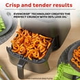 thumbnail image 5 of Instant Vortex 2QT Mini Air Fryer, Small Air fryer that Crisps, Reheats, Bakes, Roasts for Quick Easy Meals, Includes over 100 In-App Recipes, is Dishwasher-Safe, from the Makers of Instant Pot, Black, 5 of 5