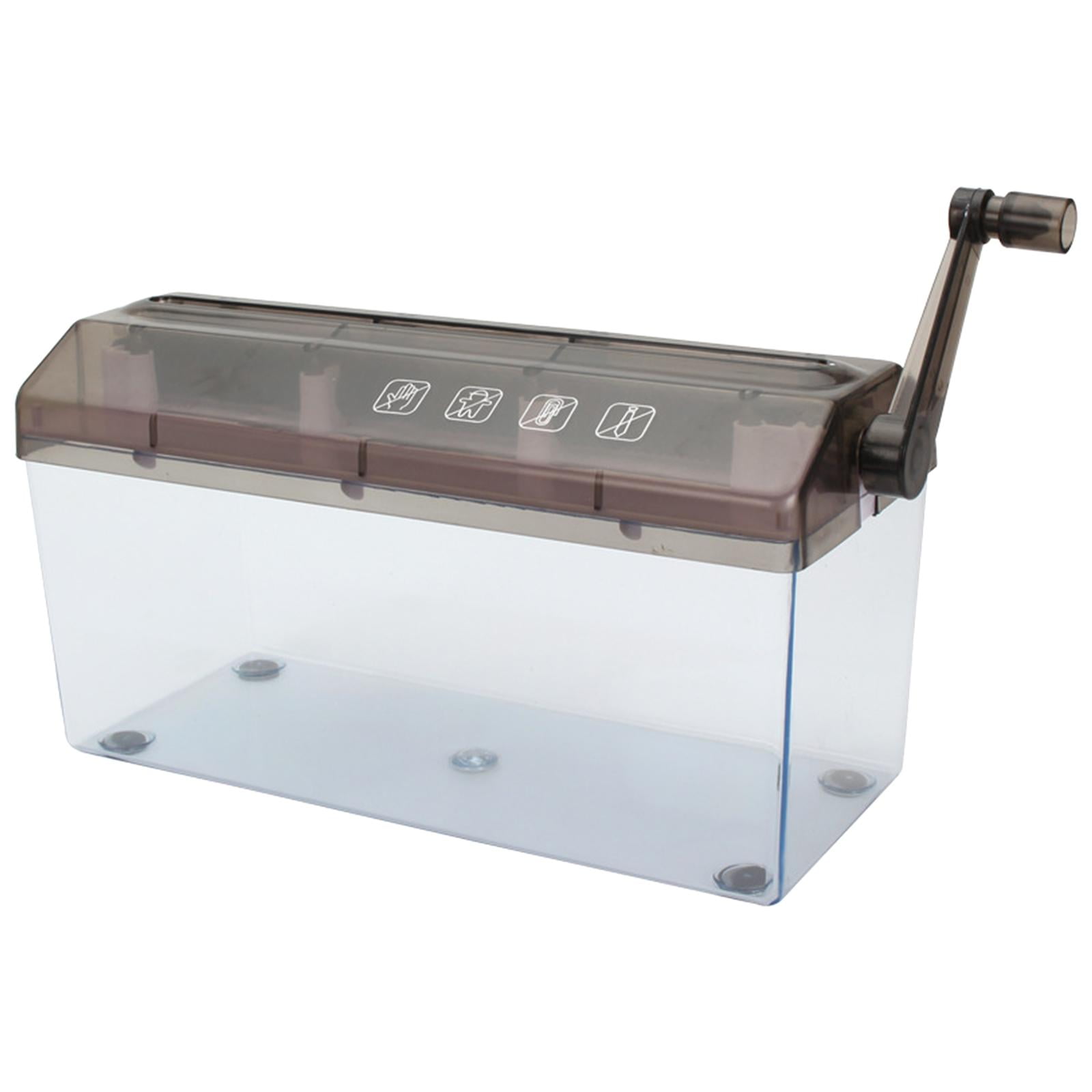 yuksok Mini A4 Paper Shredder Documents Cutting Tool Manual Shredder Desktop Stationery