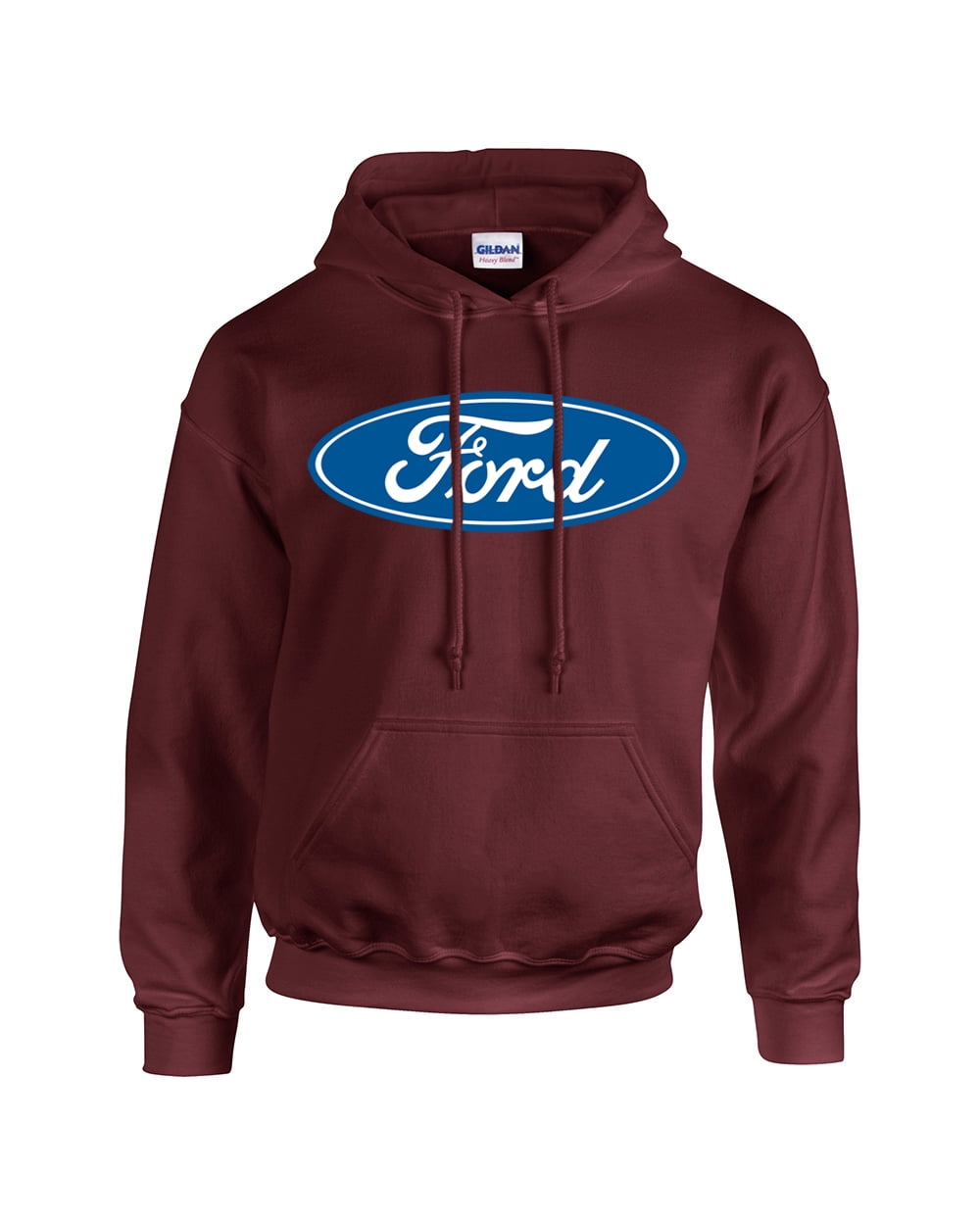 Vintage Ford Fan Hooded Blue Design Ford Trucks Hoodie Womens