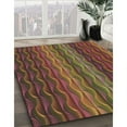 thumbnail image 3 of Ahgly Company Machine Washable Indoor Square Transitional Light Brown Area Rugs, 4' Square, 3 of 7