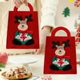 thumbnail image 4 of CREATITOY Christmas 3D-Shaped Gift Bags with Santa & Snowman Designs - Candy & Apple Storage for Holiday Gifting & Table Decor, 4 of 6