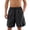 CDF84-Black, variant on VV AVEORS Mens Casual Shorts Athletic Quick Dry Breathable Lightweight For Summer Beach Cruise Gym Running Tennis Hiking Short Black L