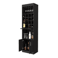 thumbnail image 4 of Wooden Cabinets, Wenge 16-Bottle 1-Shelf Bar Cabinet, Wenge Living Room Cabinets,Particle Board Cabinets With Doors, Furniture Primary Living Space Cabinets, 4 of 5