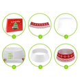 thumbnail image 3 of CNKOO Clearance! ChristmAs Tree Skirt PVC BAse Diameter 30-Inch Snowflake Elk Knitting Tree Collar XmAs Party Home Decoration, 3 of 9