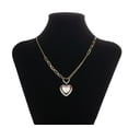 thumbnail image 3 of Collar Eslabones Corazon Perla Swarovski Oro 14k Lam dorado Unitalla, 3 of 8