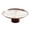 Silver-23cm, variant on Stainless Steel High Footed Cake Storage Tray Appetizer Platter Fruit Display Plate Household Base Snacks Pans