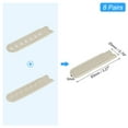 thumbnail image 2 of 8 Pairs Snapback Strap Cover, 7 Holes Plastic Adjustable Hat Snap Buckle Replacement (Dark Khaki), 2 of 6