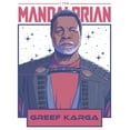 thumbnail image 2 of Men's Star Wars: The Mandalorian Karga Your Only Hope Sweatshirt White X Large, 2 of 4