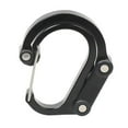 thumbnail image 3 of Outdoor Carabiner Clip Swivels Hooks, Aluminum Alloy D Shape Buckle Clip Multifunctional Keychain Carabiner Buckle Clip, 3 of 9