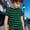 Green, variant on RTKFRFLM Kids Striped Graphic T-Shirt Short Sleeve Cotton Top for Boys & Girls Red 8-9 Years