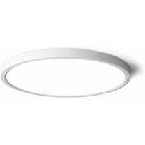 NUODIFAN 10.43" White, 24W, Bathroom, Ceiling Flush Mount Light with ‎Polycarbonate Shade