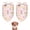Fairy Tale Princess, variant on Dog Bandana 2 Pack,Fairy Tale Princess Pattern Bandanas for Dogs,Cat Bandana,Small/ Large Dog Bandana 2 Size,Dog Bandanas