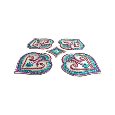 

Aabhaas Design Dia -Floor/Wall/Table Rangoli Decorative Showpiece Acrylic Kundan (12 Cm X 12 Cm) Rangoli| Rangoli For Decorative | Decorative Rangloi| Floor Rangoli