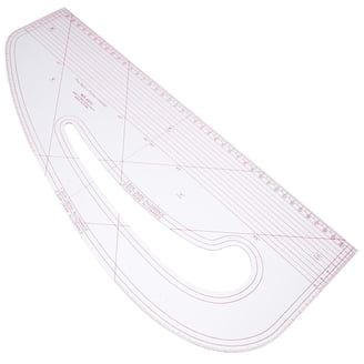 OKDEALS 2-Pack French Curve Rulers For Sewing & Pattern Making - 30cm (11.8") Comma Shaped Drafting Templates