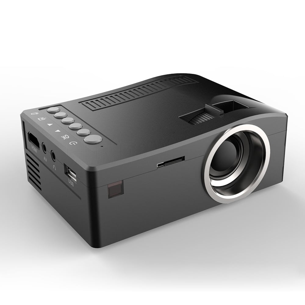 UC18 Mini Portable LCD Projector 400 Lumens 1080P 60" LED Video