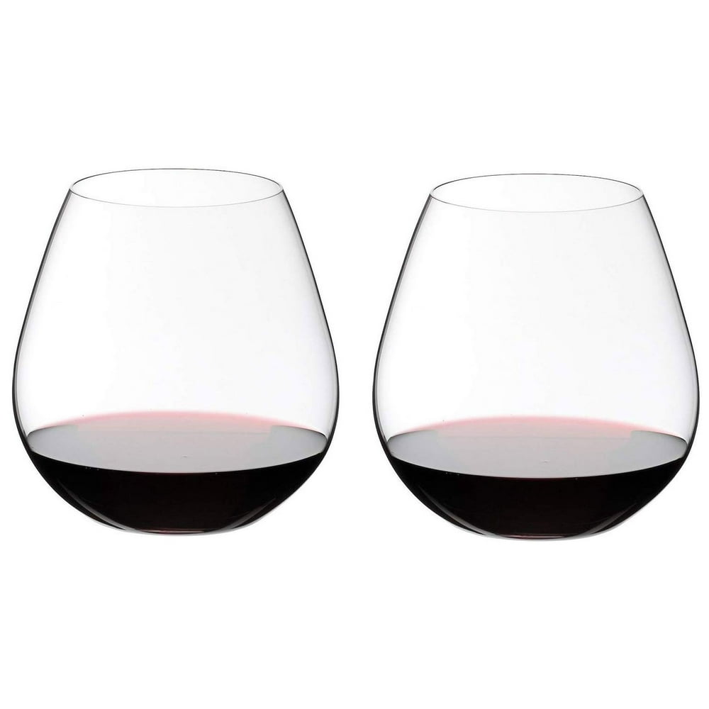 Riedel O Wine Nebbiolo Stemless Crystal Red Wine Tumbler Glass (2 Pack
