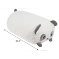 thumbnail image 4 of TemBe 23.6 inch Cute Large Panda Plush Stuffed Animal Pillow, Very Soft Squish Mellow Hugging Toy Gifts for Bedding, Kids Sleeping, 4 of 8