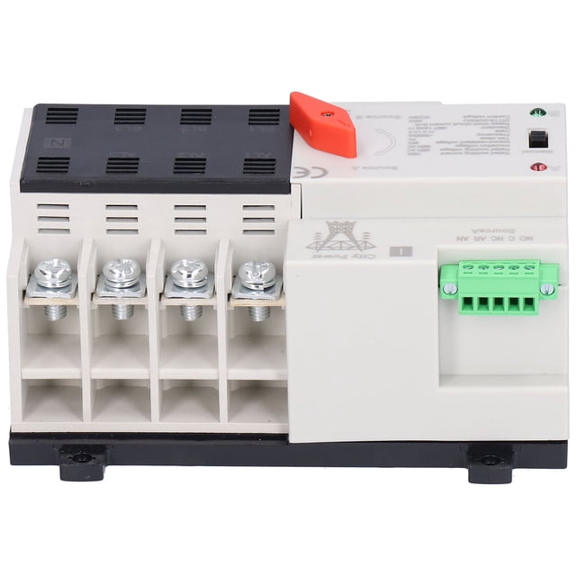 Equipo de control de distribución de energía, interruptor de transferencia automática Interruptor de transferencia automática de 2 potencias Interruptor ininterrumpible Rendimiento de primera