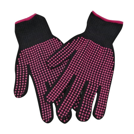 

Heat Gloves With Silicone Bumps Heat Proof Glove For Hair Styling Curling Universal Fit Size Disposable Gloves Large Size Disposable Gloves for Kids Dog Handler Gloves Culinary Gloves Disposable