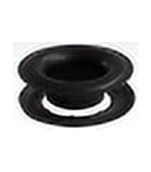 MICRON #4 Brass (Military Black Plated) Self-Piercing Grommets & Washers (500 sets)