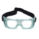 thumbnail image 2 of Gafas deportivas Diseño regulable gratuito Marco de ajuste curvo Material de PC resistente a impactos Gafas protectoras de baloncesto para niños Azul, 2 of 5