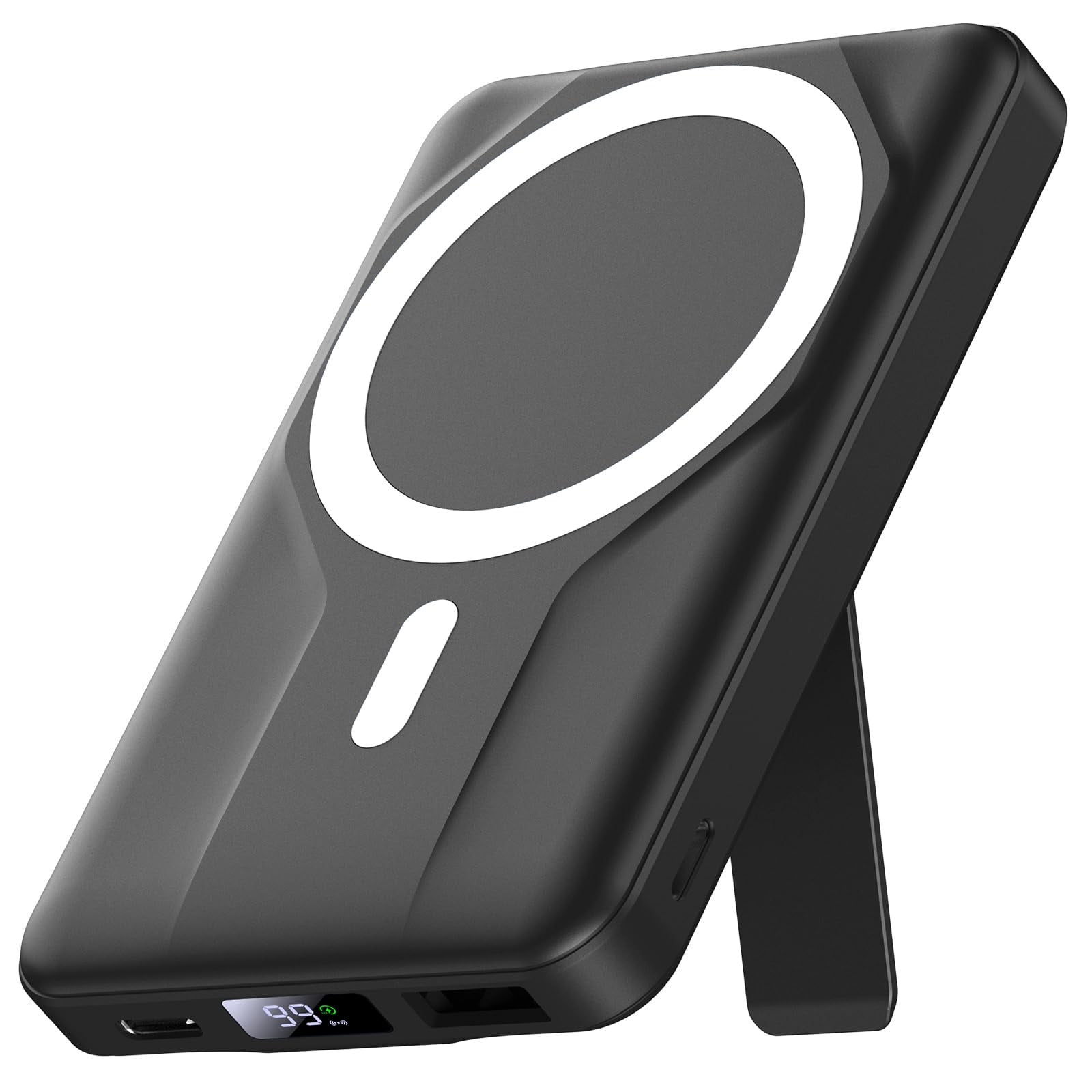 Azmuth Wireless Portable Charger with Stand, 10000mAh Magnetic