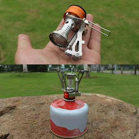 QHUDLV Ultralight Portable Backpacking Gas Butane Propane Gas-Stove Burner Camp