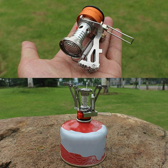 QHUDLV Ultralight Portable Backpacking Gas Butane Propane Gas-Stove Burner Camp