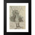 thumbnail image 2 of Winslow Homer 13x18 Black Modern Framed Museum Art Print Titled - Girl on a Swing (1879), 2 of 5