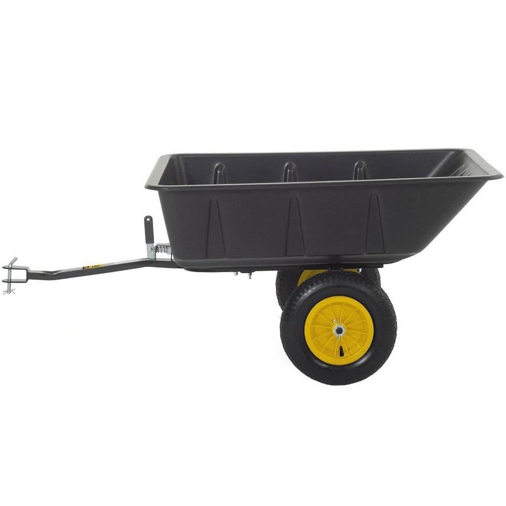 Utility Dump Cart Garden Yard Wagon Lawn Wheelbarrow 4 cu ft Heavy Duty 600 lb 