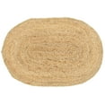 thumbnail image 5 of Ox Bay Cora 2' x 3' Natural Braided Jute Oval Indoor Area Rug, 5 of 5