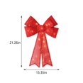 thumbnail image 2 of LNGOOR Large Christmas Tree Bows  Christmas Wreath Bows  Christmas LED Wreath Bows  Indoor And Outdoor Christmas Decorations With Warm LED Lights Christmas Tree Tops. on Clearance, 2 of 5