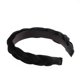 thumbnail image 5 of Braid Head Hoops Suede Hair Braid Headband Daily Use Black 1Pcs, 5 of 5