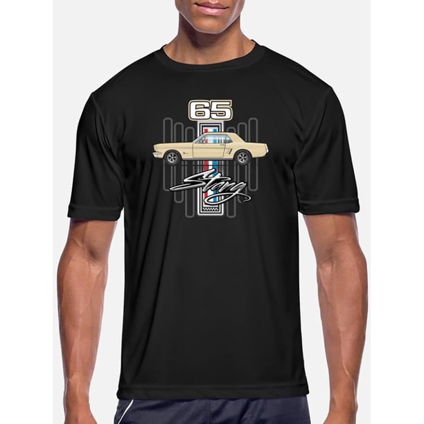 Graphic - Playera de Manga Corta Equipo para Exteriores para Unisex AdultoStang Beige Funny Men's Short Sleeve Graphic T-Shirt Collection Black Tee For Adult, Men, Women, Teen, Teenager, Adolescent,