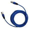 thumbnail image 2 of Microphone Cable,Microphone Cable Blue Woven XLR Cable Microphone Cord Masterfully Created, 2 of 14