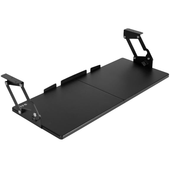 VIVO Black Extra Sturdy Under Desk Keyboard Tray with Swinging Height Adjustment