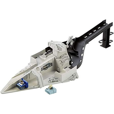 Hot Wheels - Star Wars Star Destroyer Slam & Race Launcher Play Set - Gray And Black