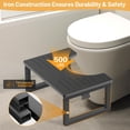 thumbnail image 2 of Bamboo Toilet Stool Poop Stool Foldable es Adjustable Heights Potty Stool for Adults Kids Portable Pooping Foot Stool for Bathroom RV Sturdy Squat Stools Potty lbs Capabi, 2 of 6