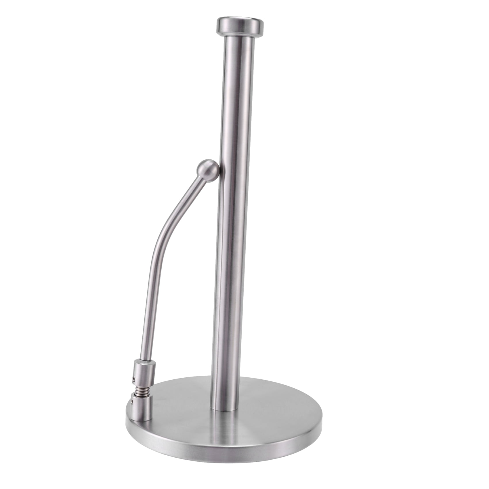 Paper Towel Holder Stainless Steel Standing Tissue Holder One-Handed Tear, Perfect Modern Design for Kitchen Keeps Kitchens Countertop Tidy
