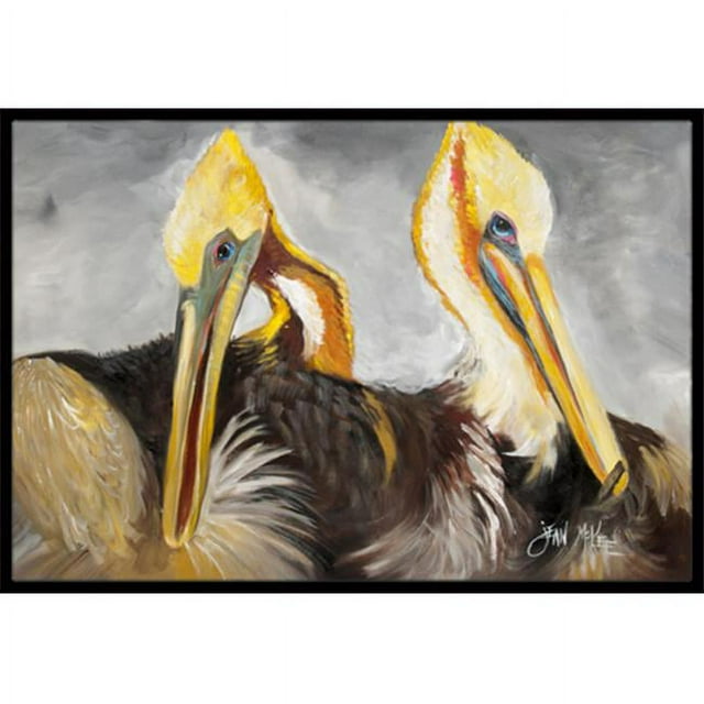 Carolines Treasures JMK1025MAT Pelicans Preening Indoor & Outdoor Mat- 18 x 27 in.