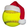 thumbnail image 3 of CafePress - Softball Santa Women's Light Pajamas - Women's Short Sleeve Print T-Shirt and Pants Light Cotton Pajama Set, 3 of 7