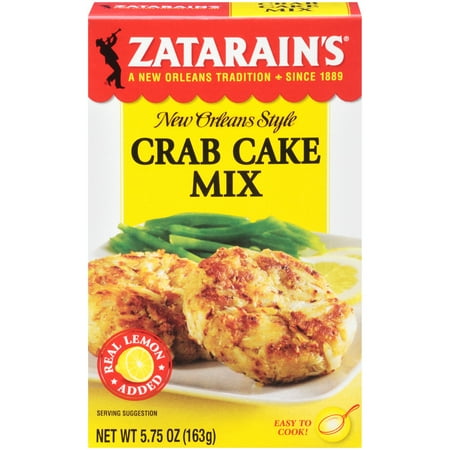 (4 Pack) Zatarain's Crab Cake Mix, 5.75 oz (Best Maryland Crab Cakes Shipped)
