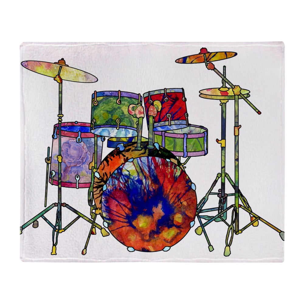 CafePress Wild Drums Throw Blanket Soft Fleece Throw Blanket, 50