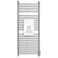 thumbnail image 6 of Heated Towel Rack, 21-Bar Wall-Mounted Electric Towel Warmer, Polished 304-Stainless Steel, Hardwired, Luxury Spa Comfort for Large Bathrooms (Vida), 6 of 14