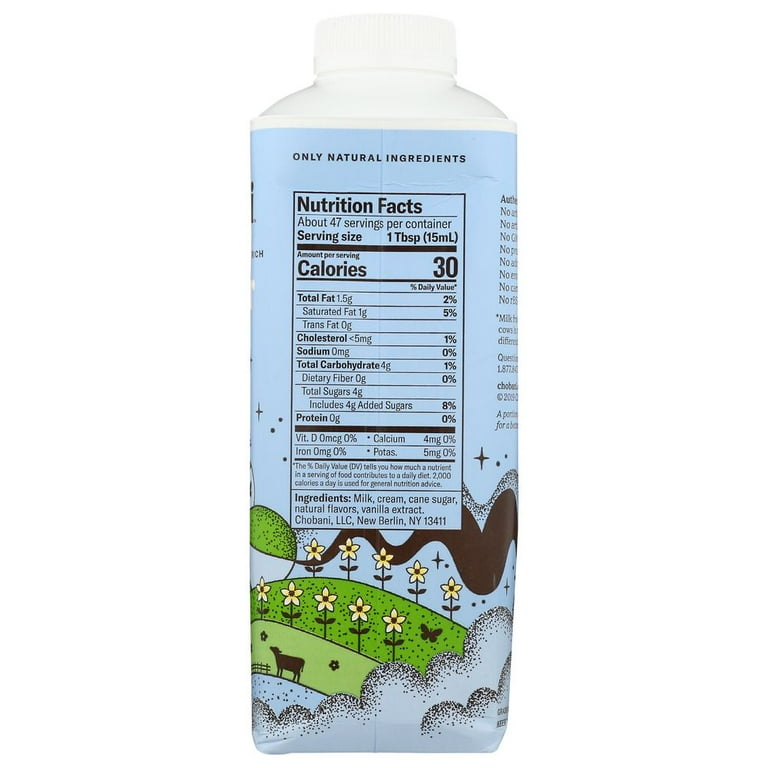 Chobani Creamer Ingredients corona.or.kr