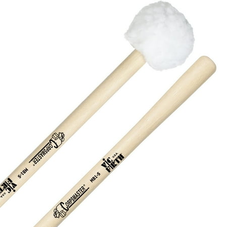 Vik Head - Corpsmaster Bass Mallet -- Small Head Soft, For 14