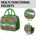 thumbnail image 6 of Womens Colorful Dinosaurs Volcano Pattern Lunch Box for Work,Insulated Lunch Bag for Women,Loncheras Para Mujer,Leakproof Adult Lunch Bag for Work,Beach,Travel,Picnic,Camping, 6 of 7