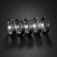 thumbnail image 2 of Anxiety Ring For Men Women Fidget Rings Stainless Steel Rotate Moon Star Roman Numerals Chain Rotating Ring 2022 tortoise 11, 2 of 6